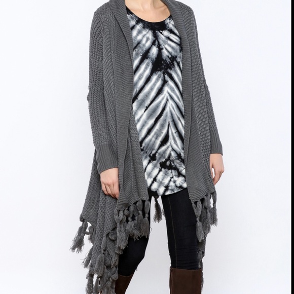 long tassel cardigan